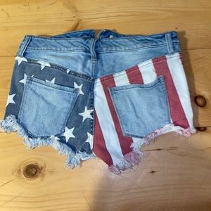 American flag shorts
